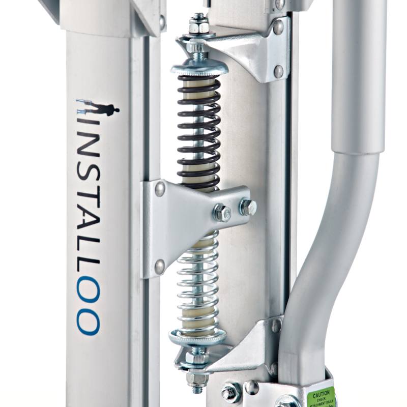 Wadenhalterung der Installoo Consumer-Line Stelzen XL – gepolstert und individuell verstellbar.
