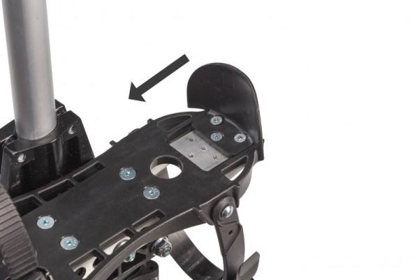 Detail des Aluminiumrahmens der Installoo Skywalker Stelzen XL – leicht, robust und langlebig.